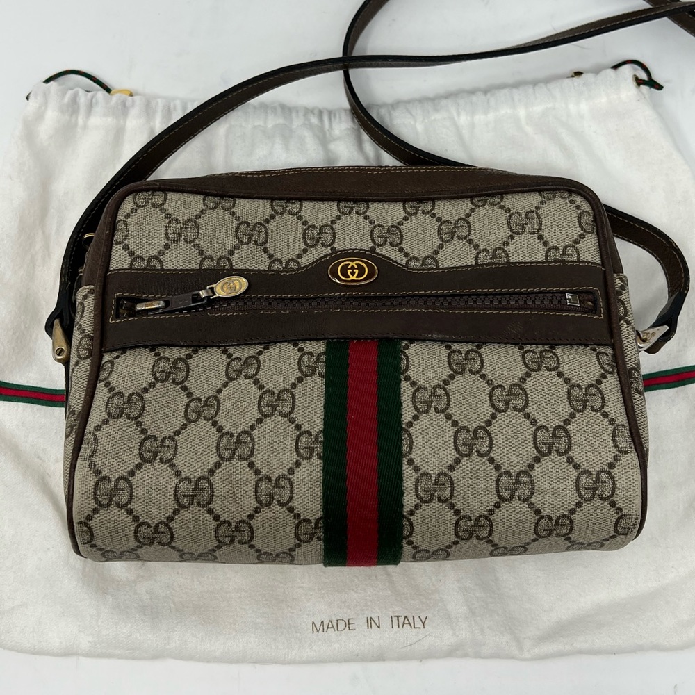 😍Gucci Sherry Ophidia GG Crossbody Vintage Bag. - Picture 5 of 16